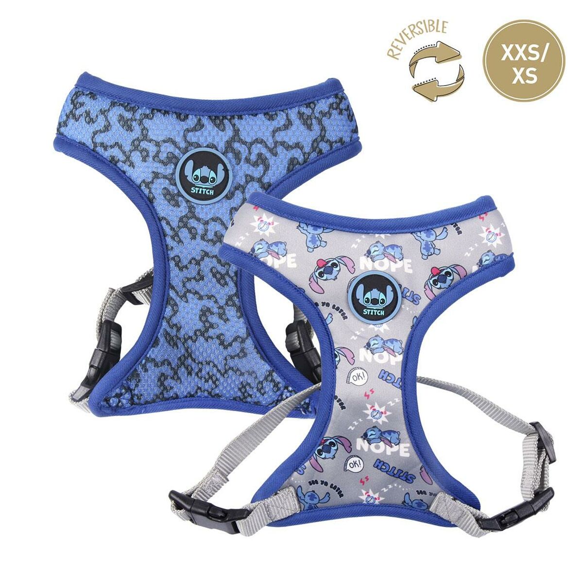 Hundesele Stitch Mørkeblå